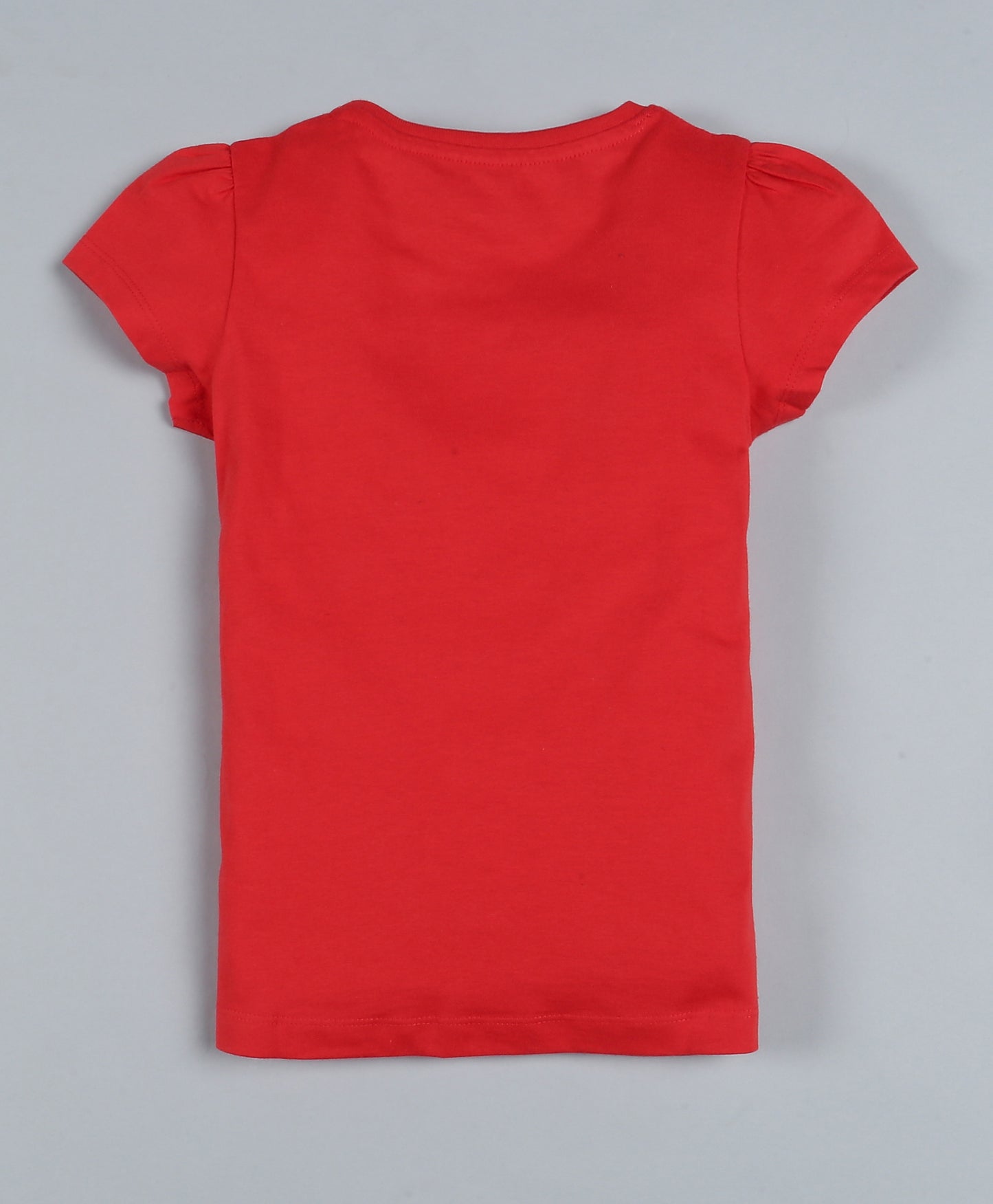 Plum Tree Girls Mommy Superstar Print  T-shirt( Pack of 2)-RED & OFF WHITE