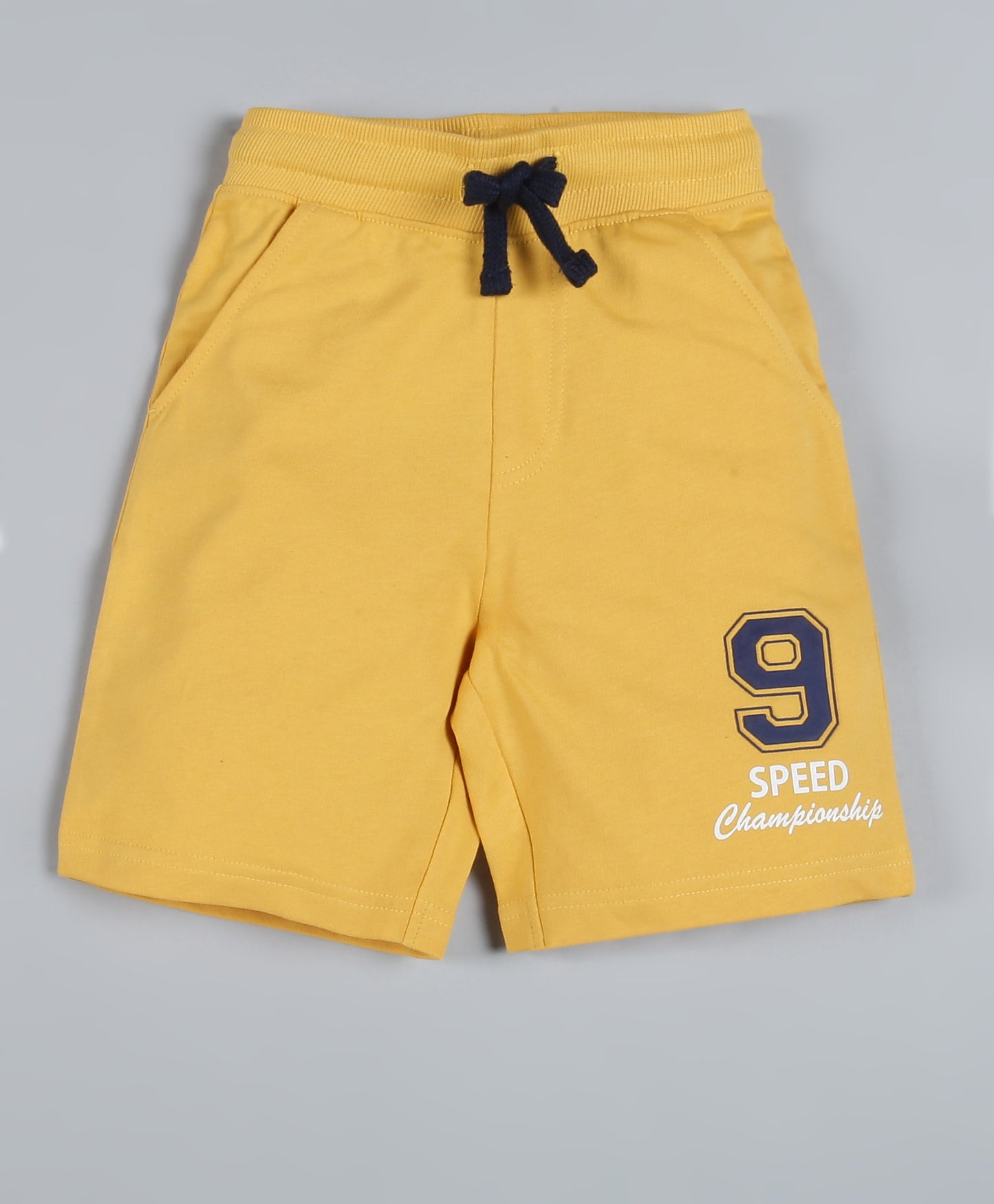 Plum Tree Boys Half Sleeve Fire Truck Print T-shirt and Short( Pack of 2)-NAVY YELLOW