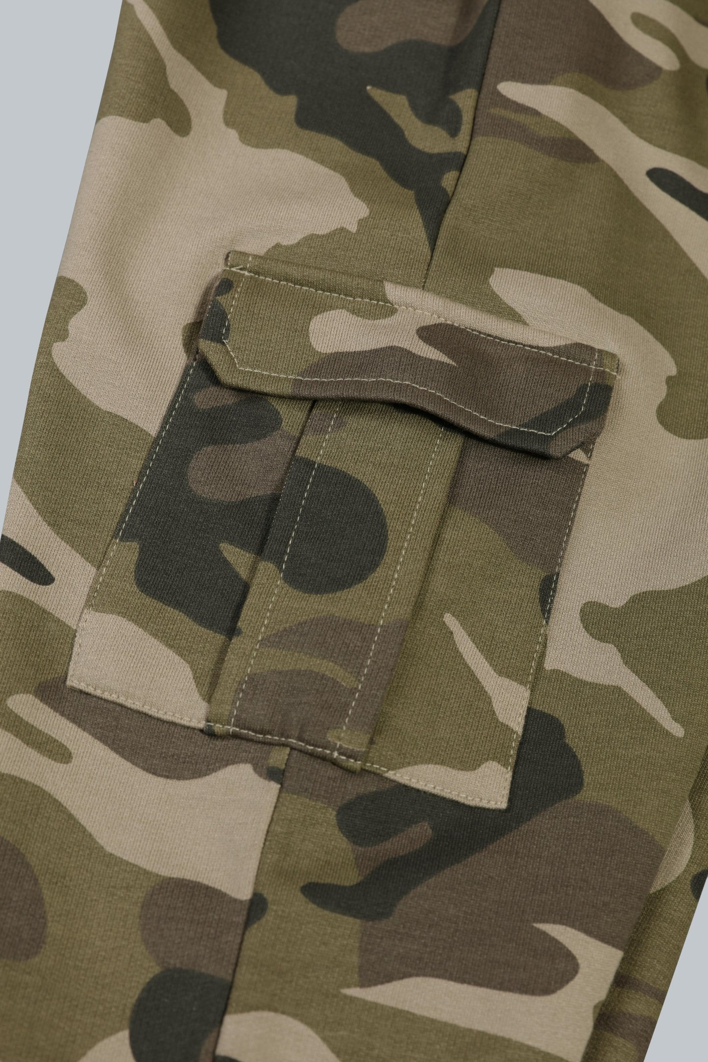 Boys Camo Cargo Pocket Jogger Pants