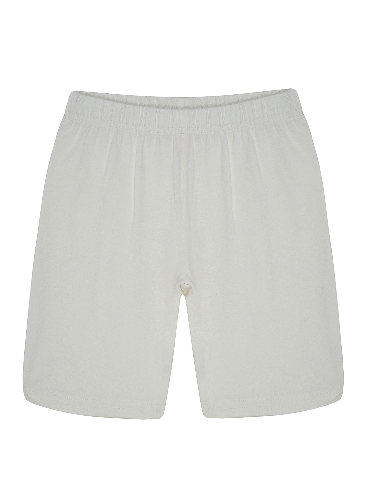 Girls  Set of 3 soft lycra cotton Cycling Shorts-WHITE NAVY
