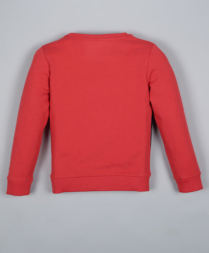 Princess Printed Round neck Pullover Sweatshirt pack of 2- Green and Red