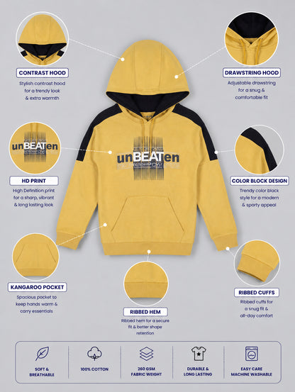 Boys Premium Soft cotton full sleeve Hooded Sweatshirt