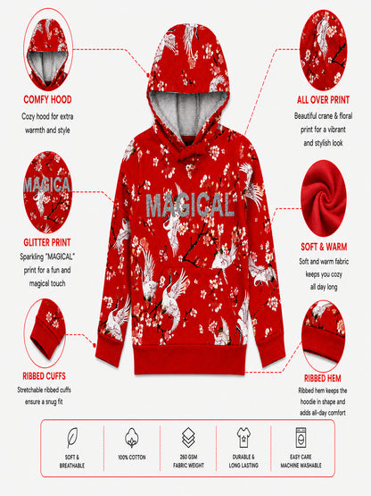 Girls Premium Soft cotton full sleeve Hooded Sweatshirt