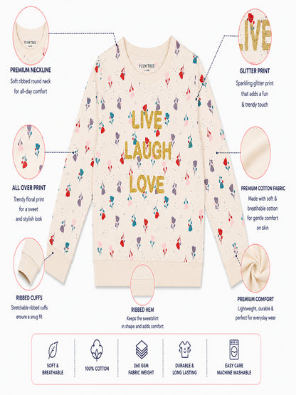 Girls Premium Soft cotton full sleeve Round Neck Sweatshirt