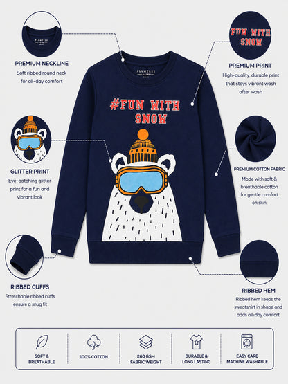 Boys Premium Soft cotton full sleeve Round Neck Sweatshirt