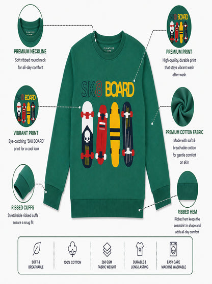 Boys Premium Soft cotton full sleeve Round Neck Sweatshirt
