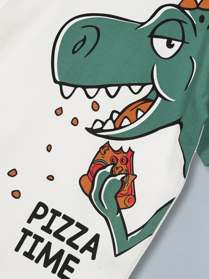 Boys Premium Cotton  Printed Oversized T-shirt pack of  2