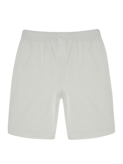 Girls  Set of 3 soft lycra cotton Cycling Shorts-WHITE NAVY