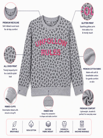 Girls Premium Soft cotton full sleeve Round Neck Sweatshirt