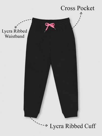 Girls Premium Soft Cotton Full sleeve T-shirt and jogger pant clothing set