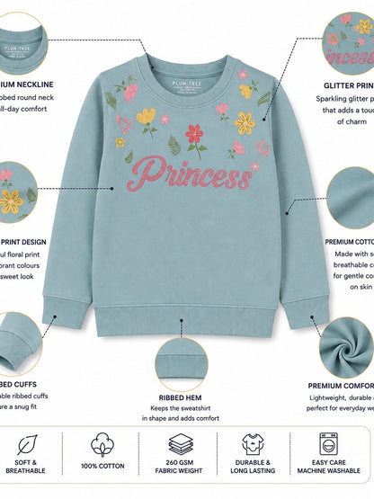 Girls Premium Soft cotton full sleeve Round Neck Sweatshirt