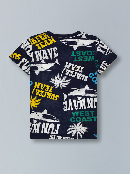 Boys Premium Cotton Top & Shorts Co-ord Set