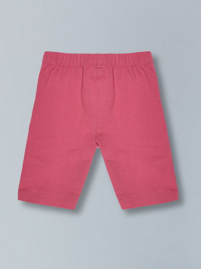 Girls Cotton Lycra Stretch Cycling Shorts Pack of 3