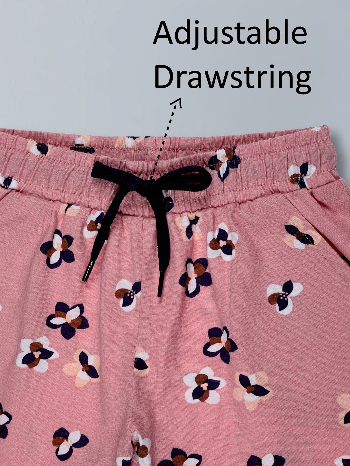 Girls Trendy Cotton Top & Shorts Co-ord Set