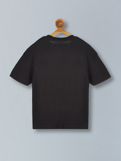 Boys Trendy Oversized T-Shirt & Cargo Shorts Set