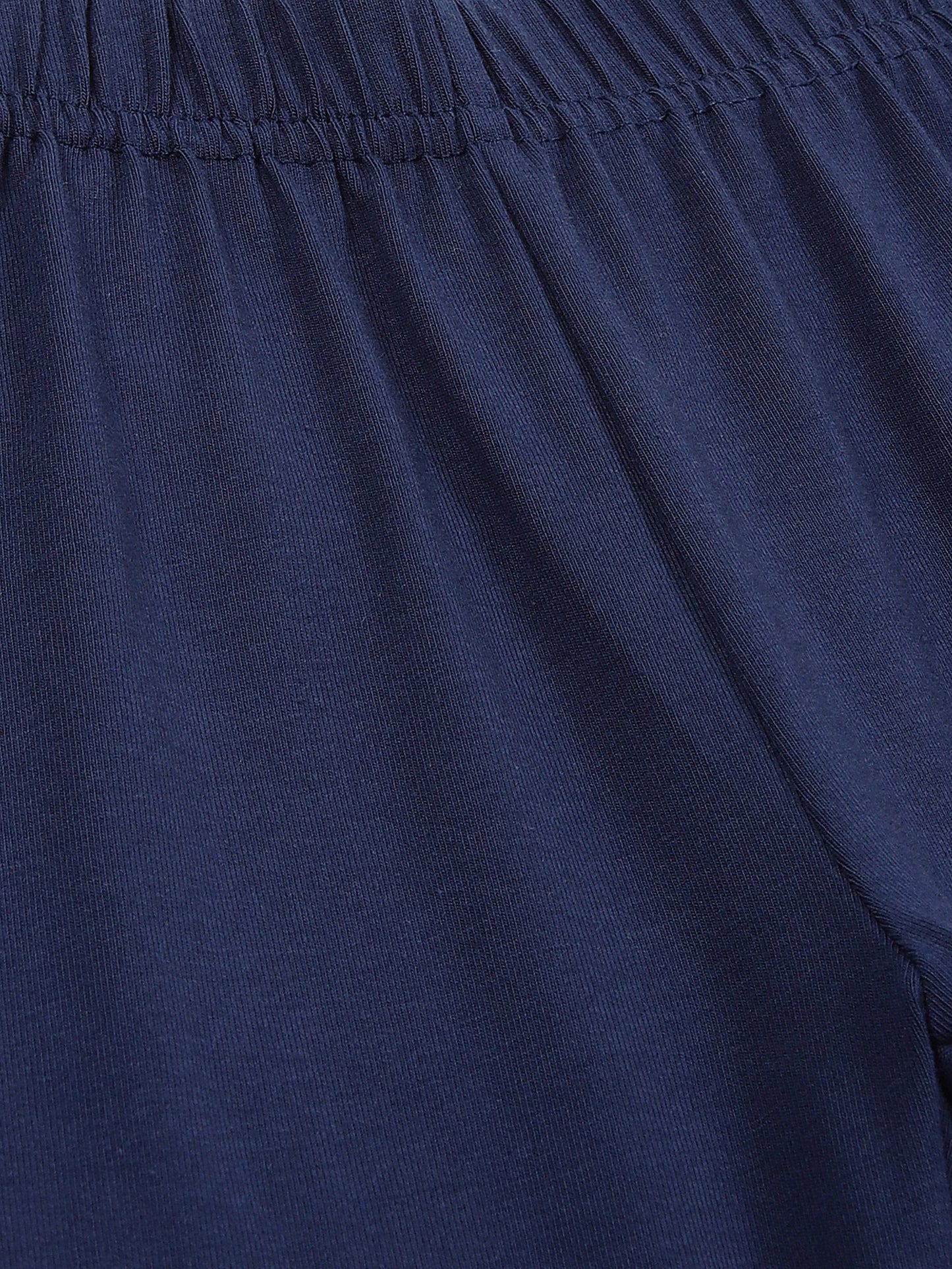 Girls  Set of 3 soft lycra cotton Cycling Shorts-WHITE NAVY