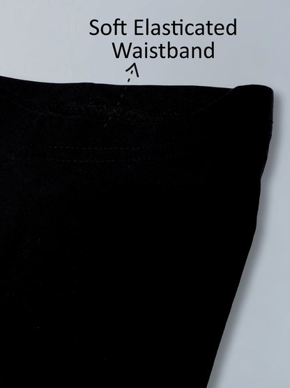 Girls Cotton Lycra Stretch Cycling Shorts Pack of 3