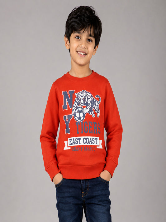 Boys Premium Soft cotton full sleeve Round Neck Sweatshirt