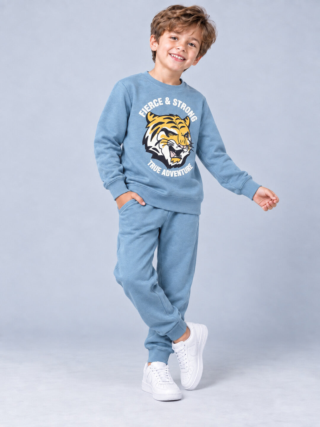 Boys Premium Soft Cotton full sleeve T-shirt and jogger pant Clothing Set