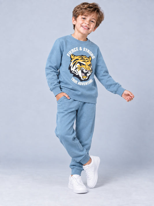 Boys Premium Soft Cotton full sleeve T-shirt and jogger pant Clothing Set