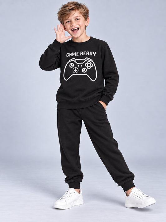 Boys Premium Soft Cotton full sleeve T-shirt and jogger pant Clothing Set