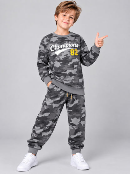 Boys Premium Soft Cotton full sleeve T-shirt and jogger pant Clothing Set