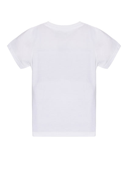Plum Tree Boys Half Sleeve Skate Print T-shirt & Shorts ( Sets)-WHITE COBALT