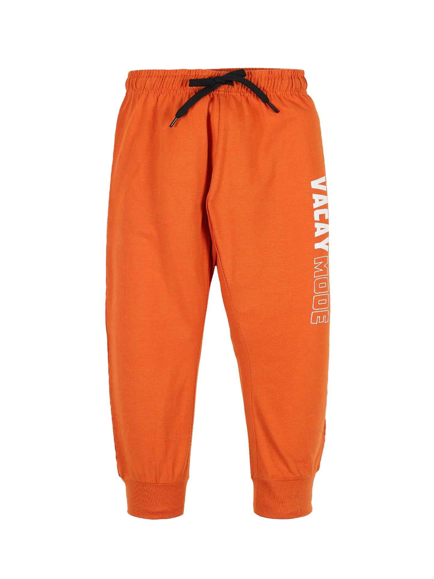 Plum Tree Boys Camoflague Print Joggers ( Pack of 2)-CAMO BURNT ORANGE