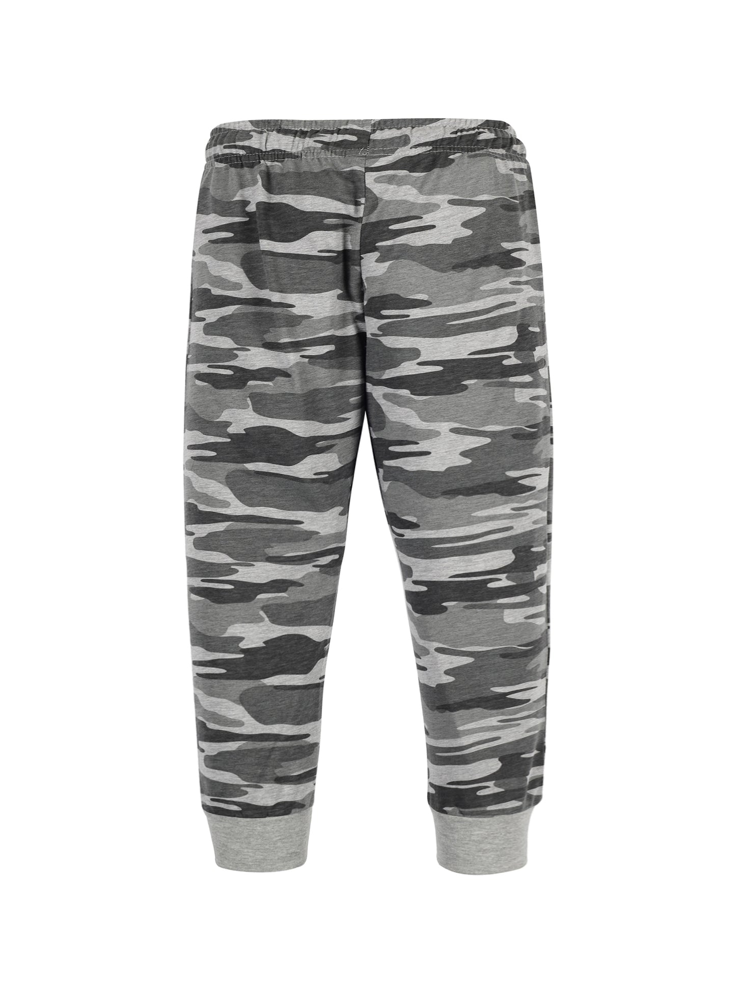 Plum Tree Boys Camoflague Print Joggers ( Pack of 2)-CAMO BURNT ORANGE