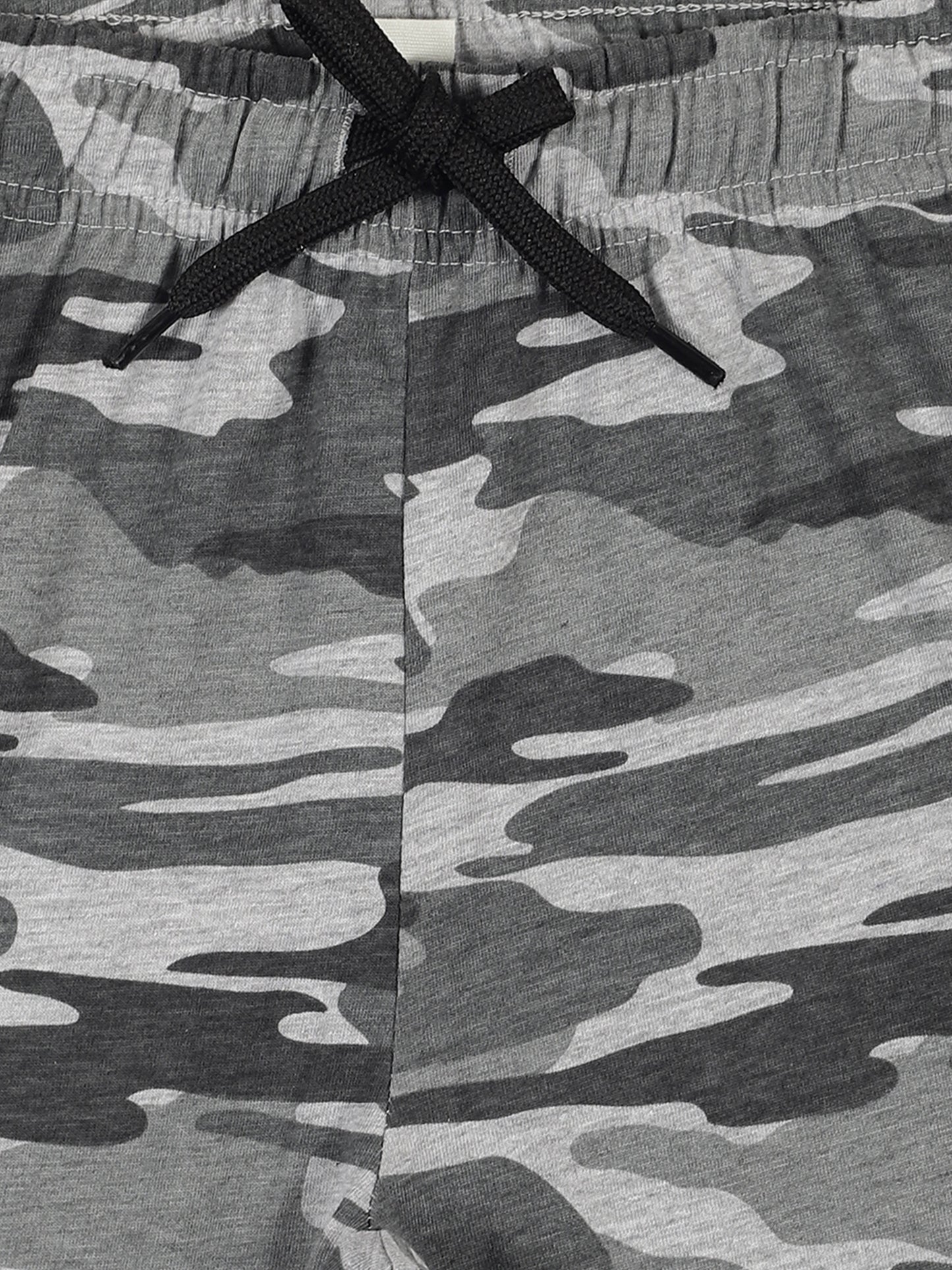 Plum Tree Boys Camoflague Print Joggers ( Pack of 2)-CAMO BURNT ORANGE