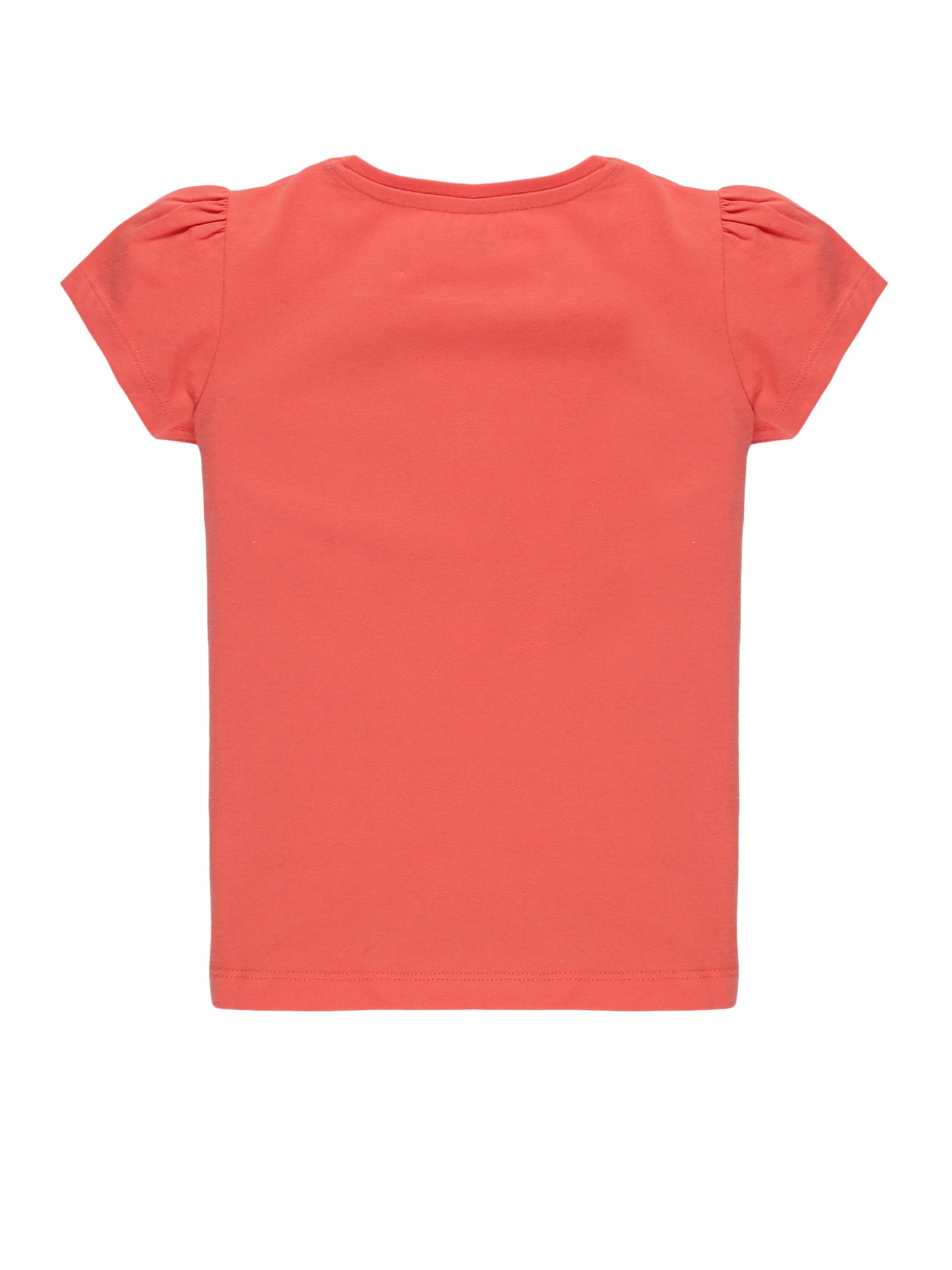 Plum Tree Girls Half Sleeve Unicorn Print Dress with T-shirt( Pack of 2)-CORAL BLACK