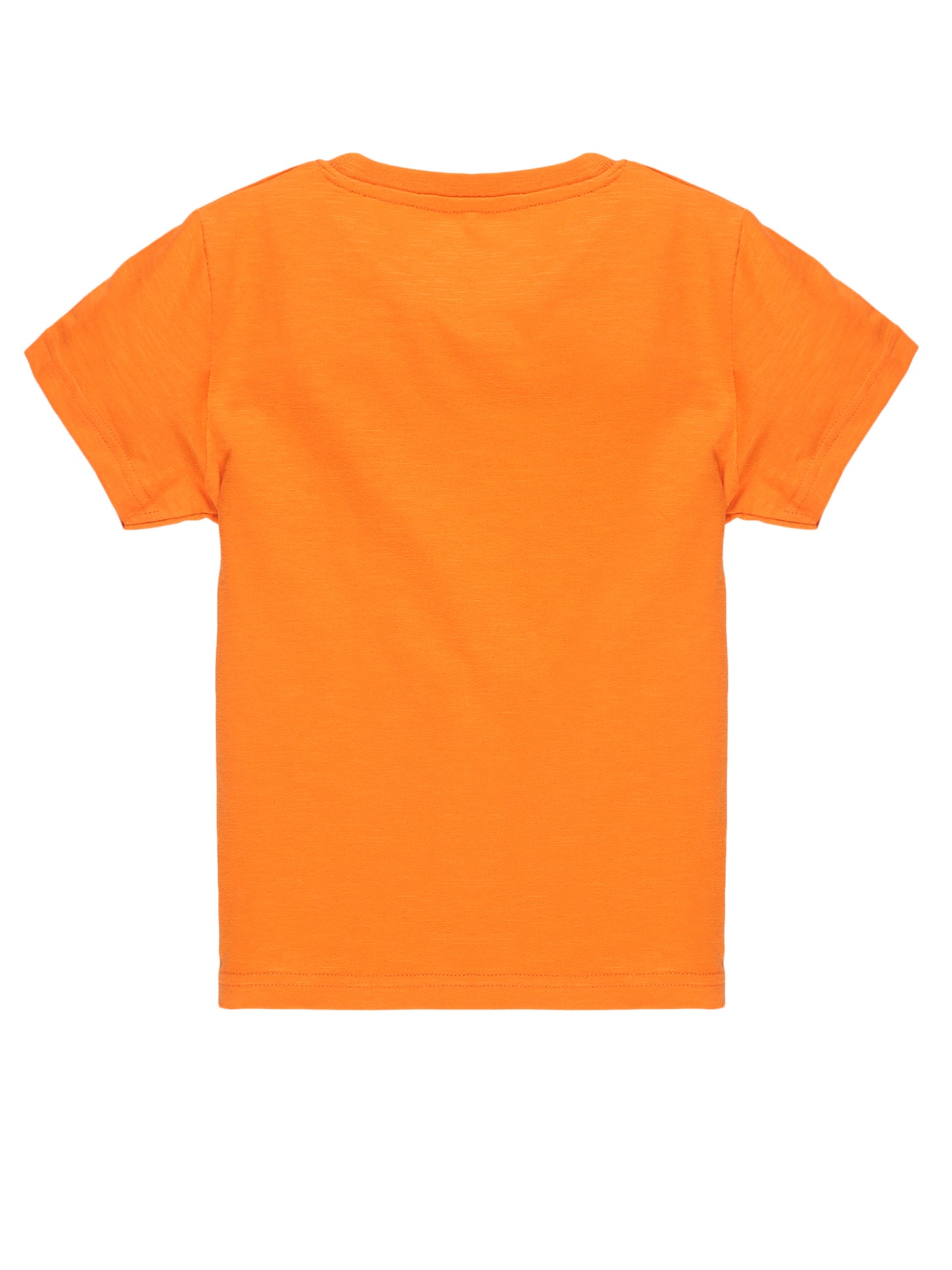 Plum Tree Boys Half Sleeve Crocodile Print T-shirt( Pack of 2)-NAVY ORANGE