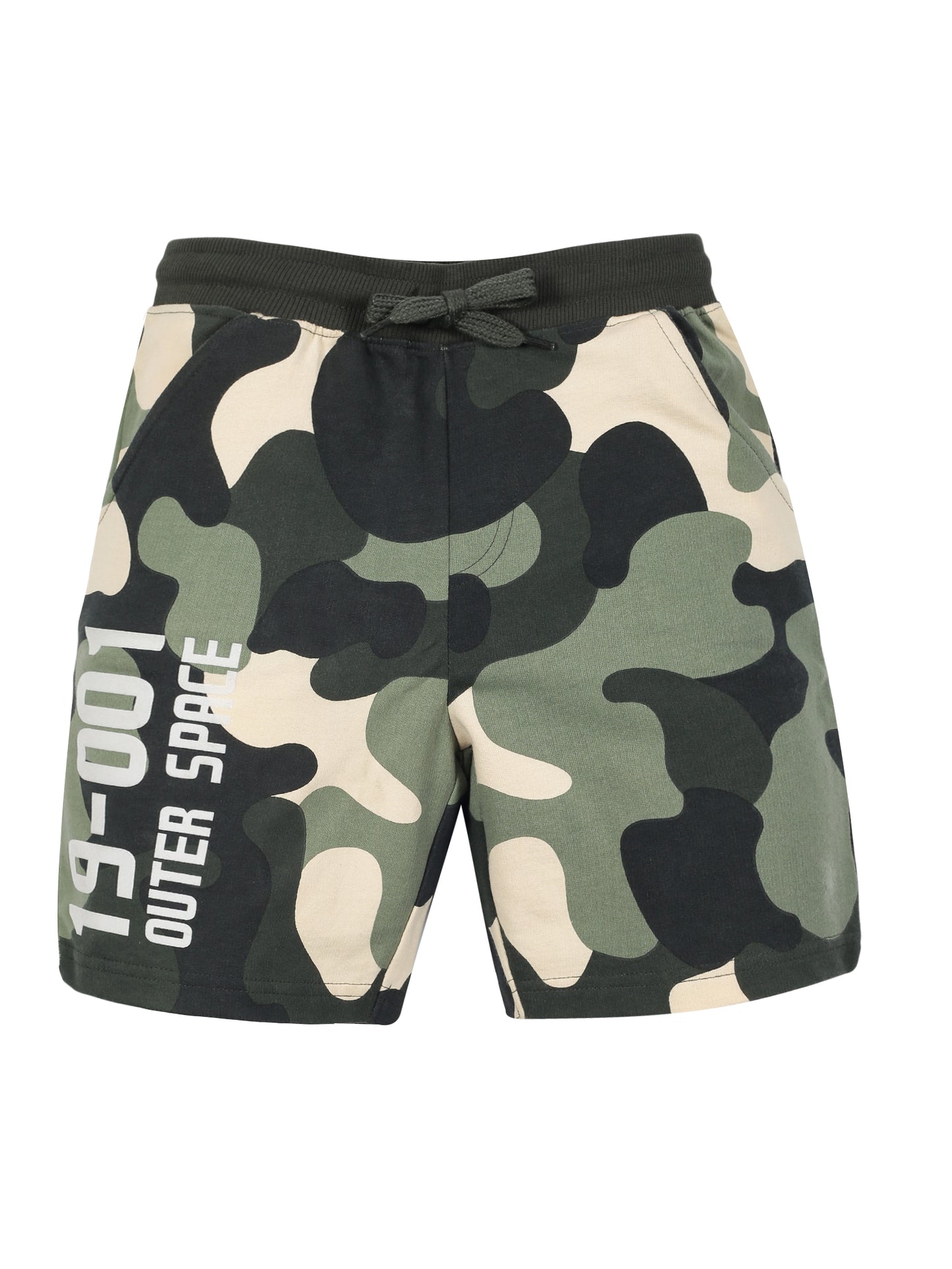 Plum Tree Boys Camoflague Print shorts-CAMOFLAGUE