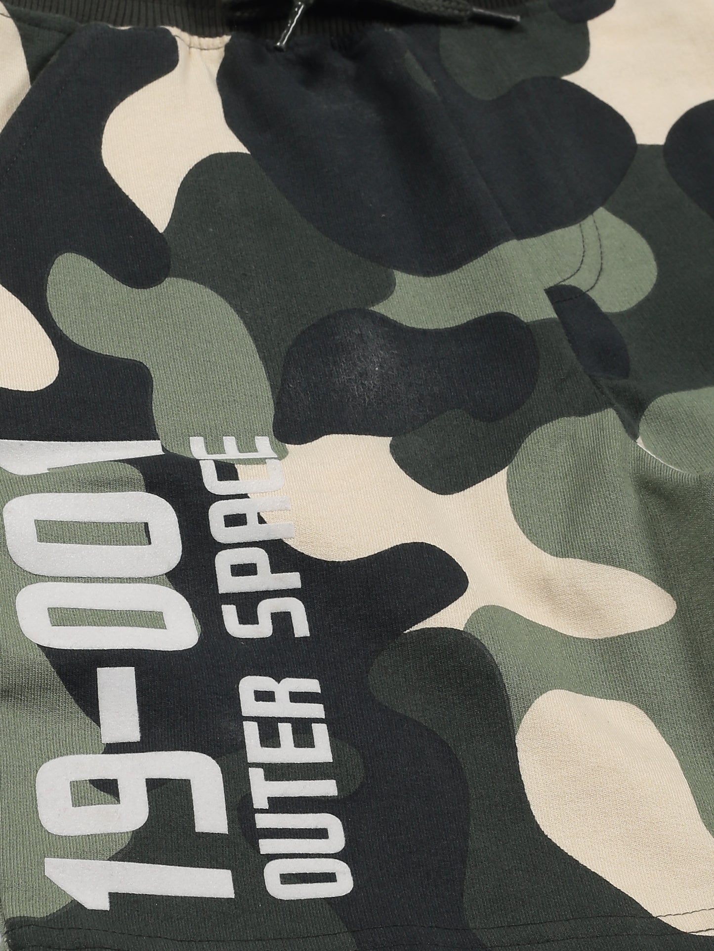 Plum Tree Boys Camoflague Print shorts-CAMOFLAGUE