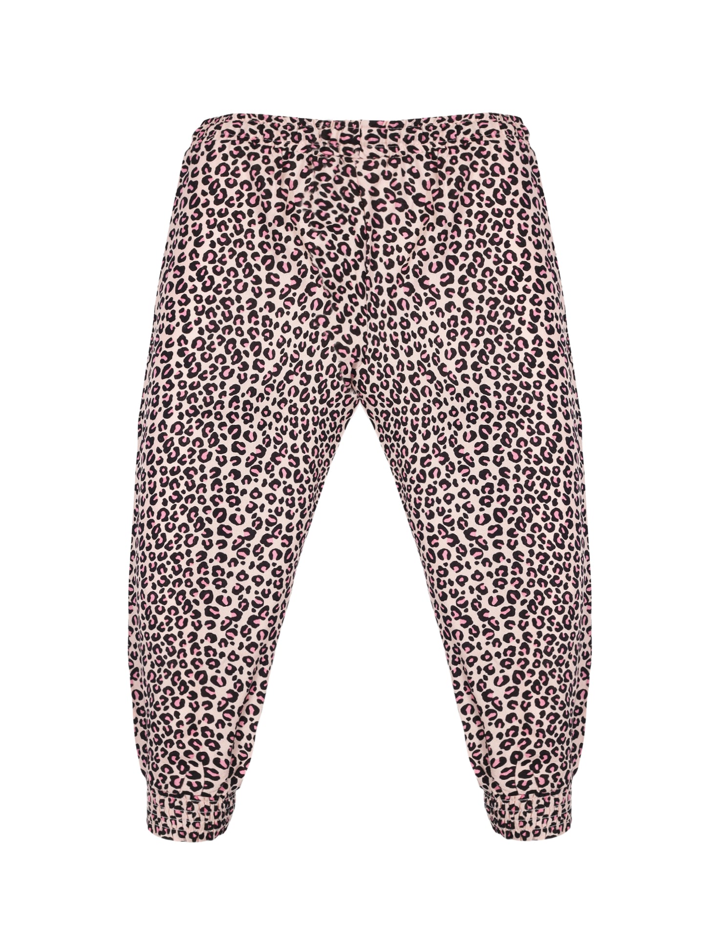 Plum Tree Girls Flower Print Rayon Pant  ( Pack of 2) - PEACH GREEN