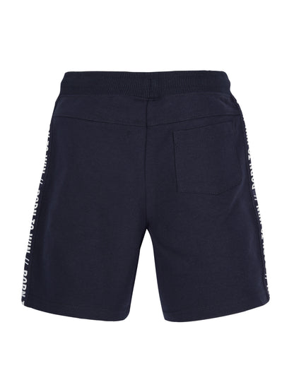 Plum Tree Boys NYC Print shorts-NAVY