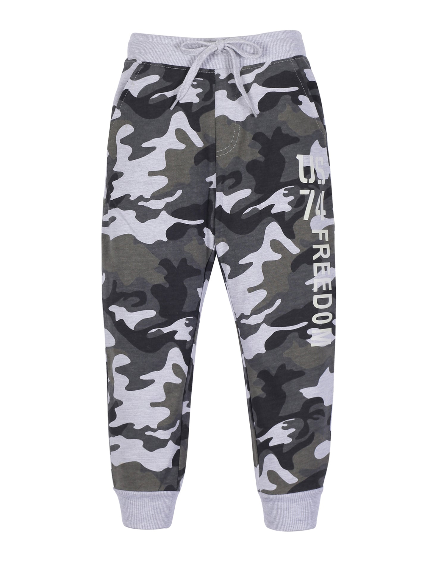 Boys  U.S Print Jogger Track Pant- Camoflague