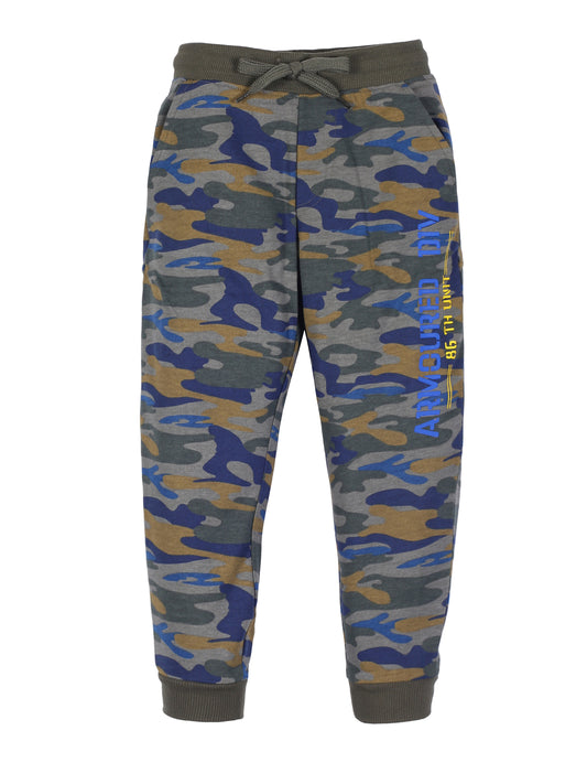 Boys  86 Print Jogger Track Pant- Camoflague