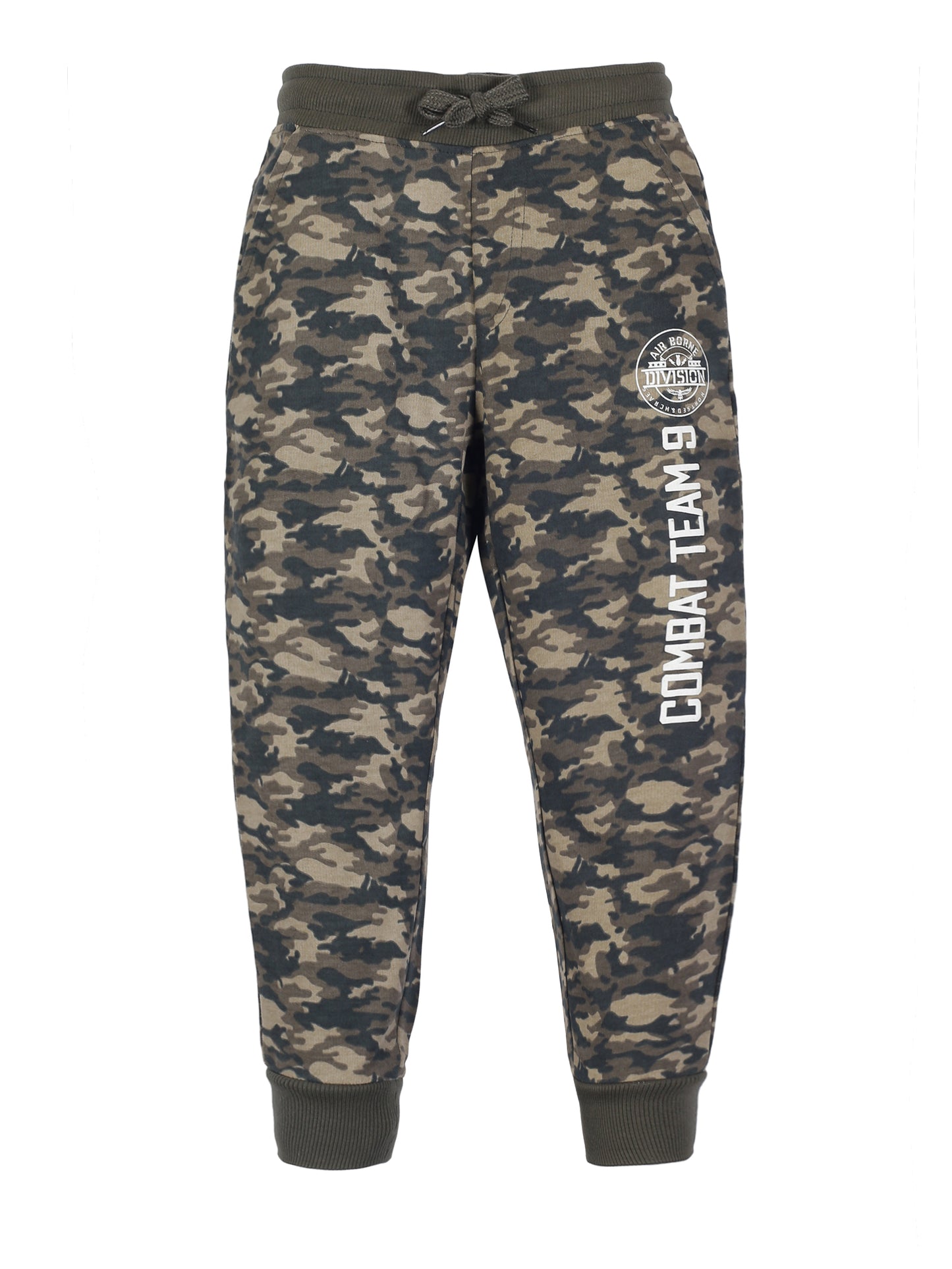 Boys  Combat Team Print Jogger Track Pant- Camoflague