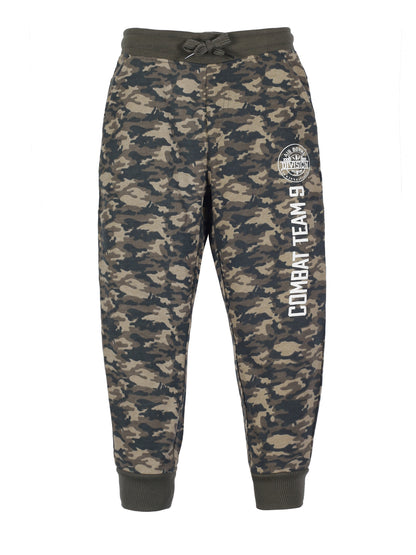 Boys  Combat Team Print Jogger Track Pant- Camoflague