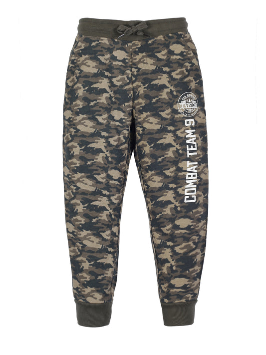 Boys  Combat Team Print Jogger Track Pant- Camoflague