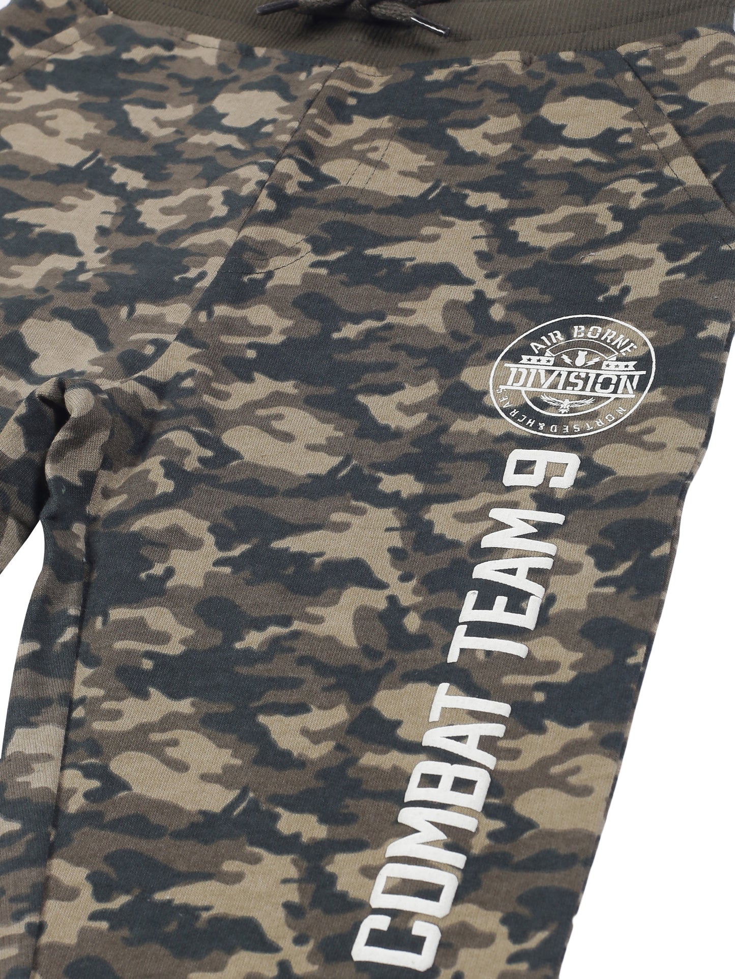 Boys  Combat Team Print Jogger Track Pant- Camoflague