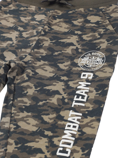 Boys  Combat Team Print Jogger Track Pant- Camoflague