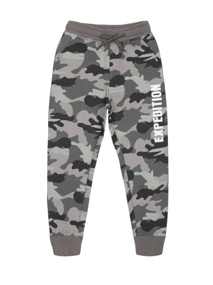 Boys  Expedition Print Jogger Track Pant- Camoflague