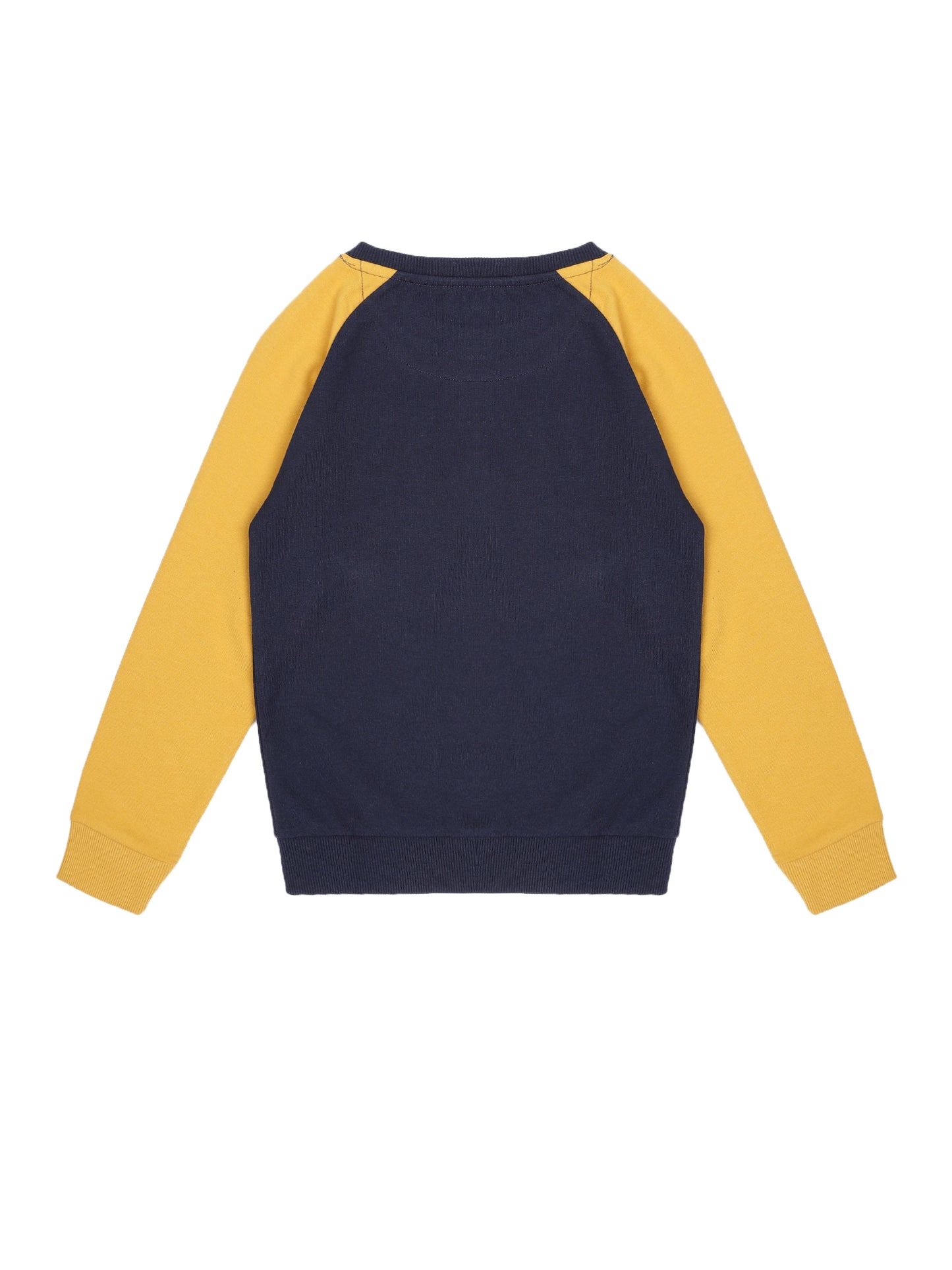 Boys Champion Print Round neck Pullover Sweatshirt- Navy