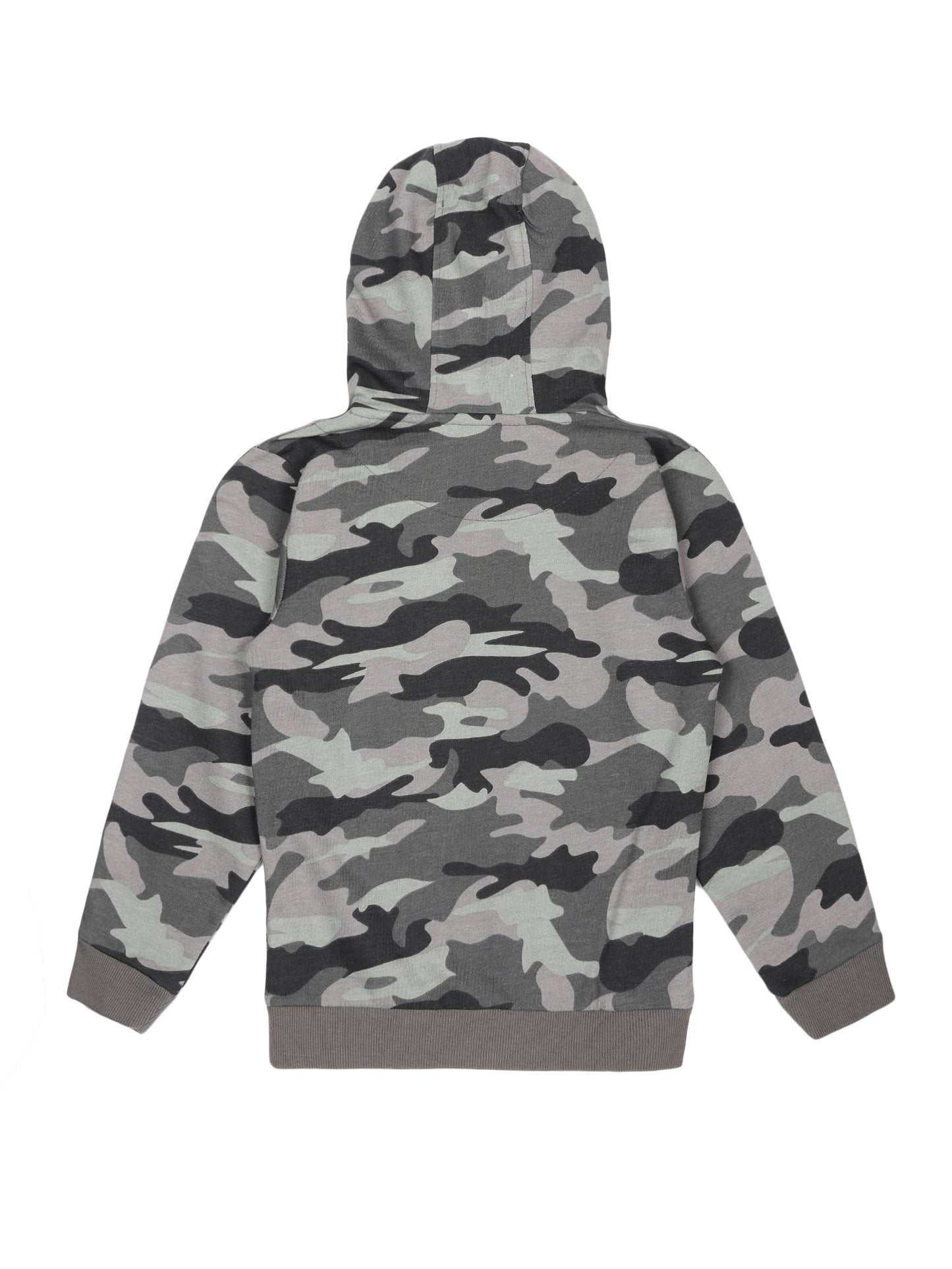 Boys Game Changer Print  Hoodie Sweatshirt- Camoflague