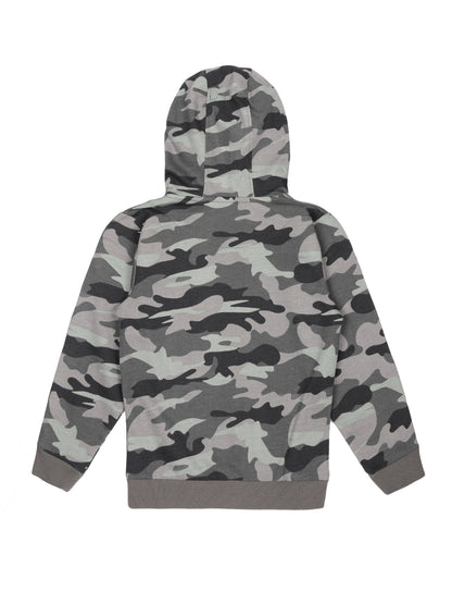 Boys Game Changer Print  Hoodie Sweatshirt- Camoflague