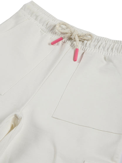 Wide leg Relaxed Cargo Trouser  - Beige