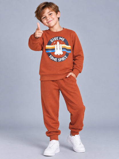 Boys Premium Soft Cotton full sleeve T-shirt and jogger pant Clothing Set