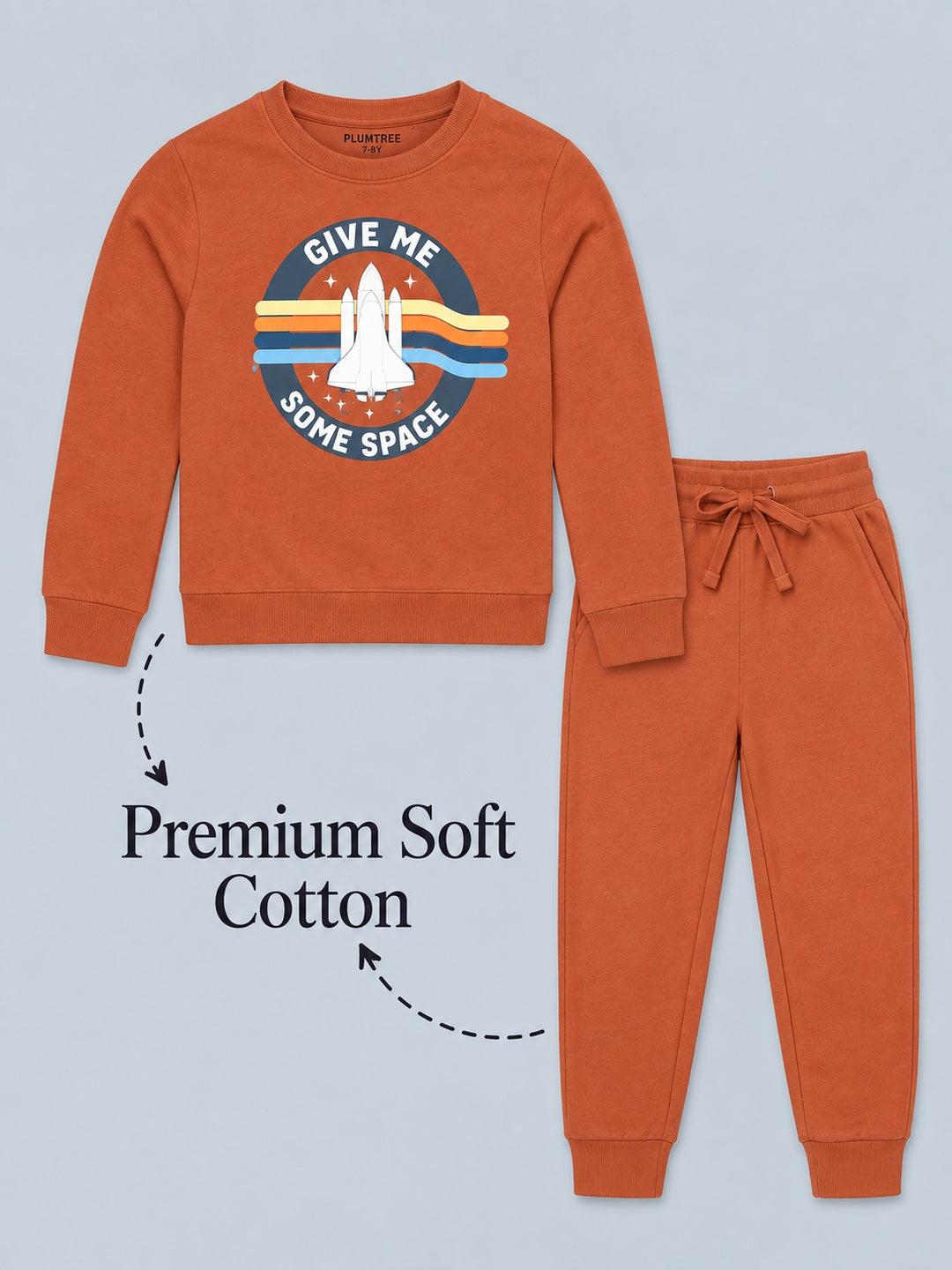Boys Premium Soft Cotton full sleeve T-shirt and jogger pant Clothing Set